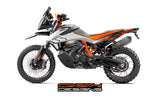 KTM 790 ADV-R 'Contour' white decal kit