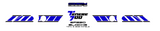 Yamaha Tenere 700 'Speed Blocks' tank & sides decal set - 2019+