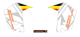 19” KTM Adventure national flag fender decal set