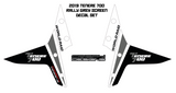Yamaha Tenere 700 screen decal set - 2019+