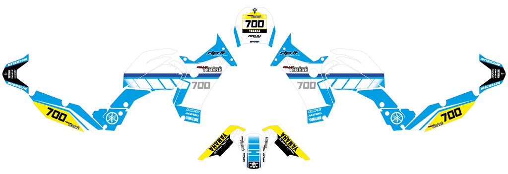 Simon - Custom Yamaha Tenere 700 decals – Crispy Designs | Specialist ...