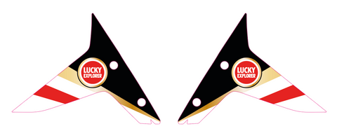 Emery - Tenere 700 Lucky Explorer wind deflector decals
