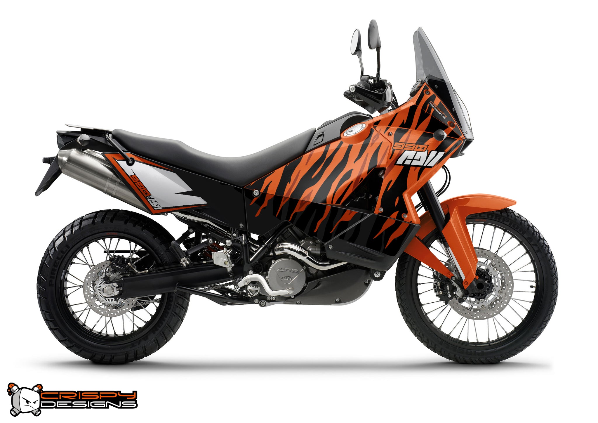 Ktm 950 Adventure Graphics Kit Ktm 990 Adventure Orange Ktm 950