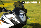 KTM 1050 - 1290 ADV headlight surround decal set
