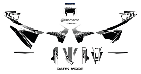 Husqvarna 701 Supermoto - Dark Mode decal set
