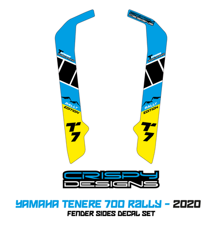 Yamaha Tenere 700 Rally Edition fender sides set