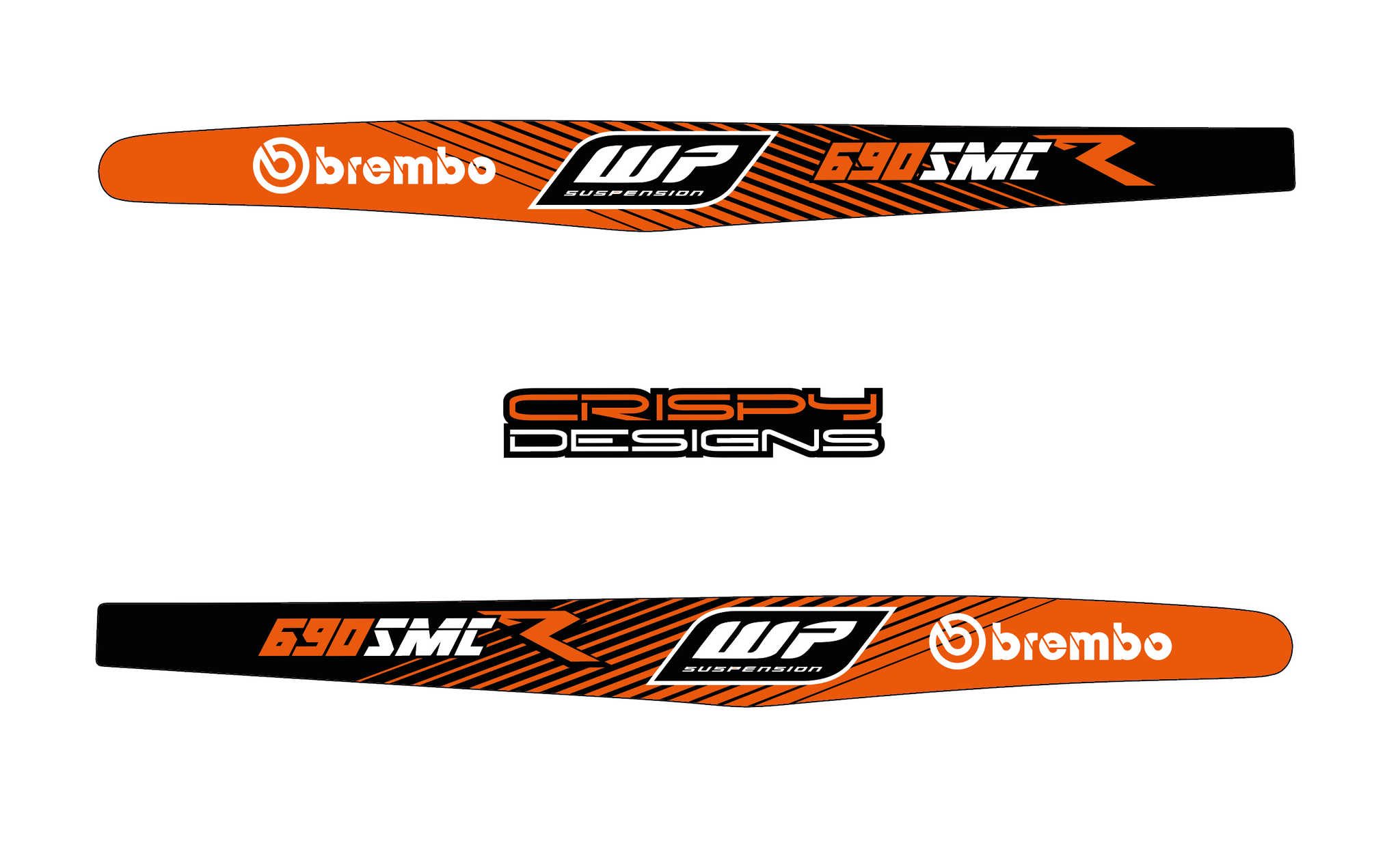 Arm Ride Decal WILLS - R-LINE swing arm decal set – Crispy Designs | Specialist in ...