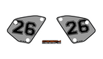 Honda CB1000R NSC number board decal set