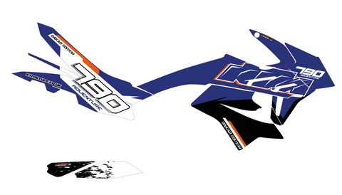 Plumpton - KTM 790 ADV custom decal kit