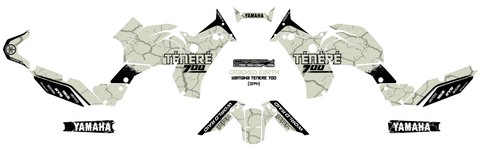 Yamaha Tenere 700 "Cracked Earth" decal kit