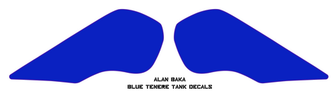Baka - Blue Tenere tank decals