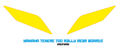 Kaufman - Tenere Rally rear number boards