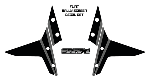 Flint - Yamaha Tenere screen decal set
