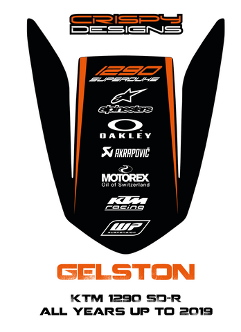 Gelston - 1290 SDR custom tail decal