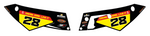 Jorn - Custom KTM Adv number board decals